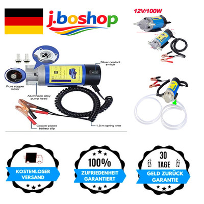 Ölabsaugpumpe 12V 100W 3 Schläuche Fluid Extractor