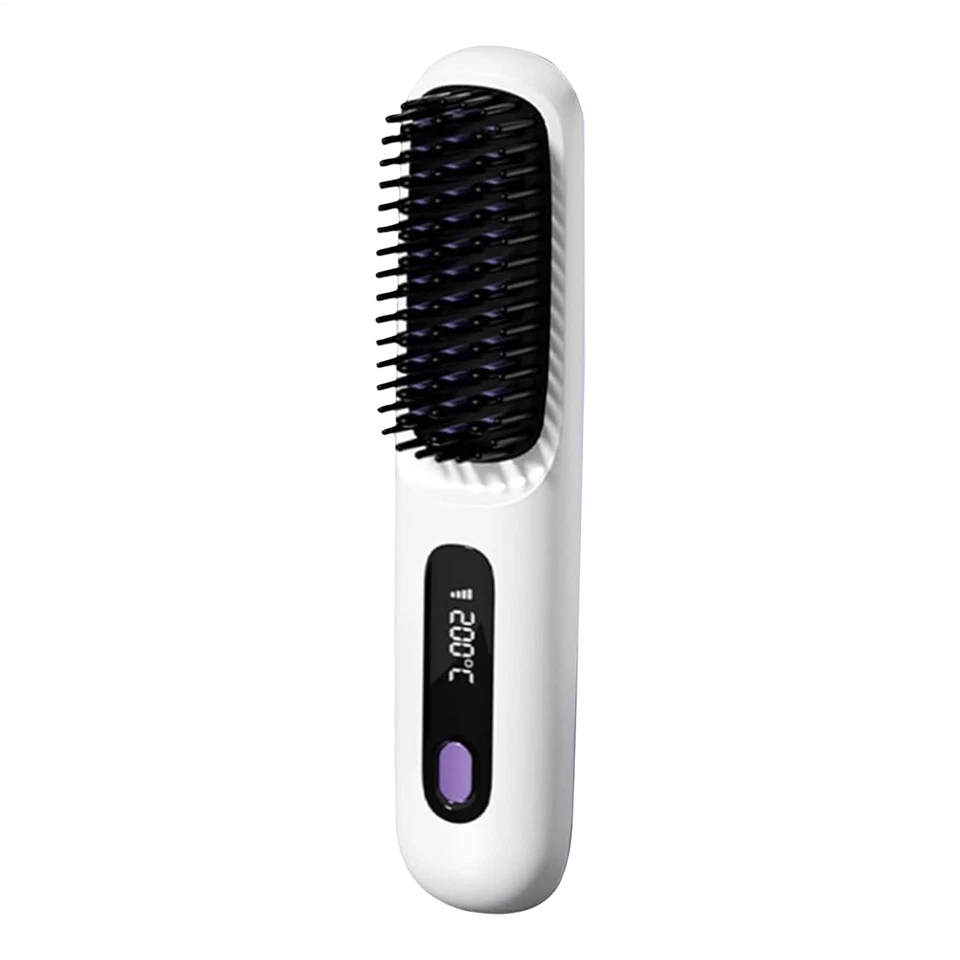 Nuevo cepillo alisador portátil Numoya 2025 Go Brush Pro para cabello corto Foto 3 de 4