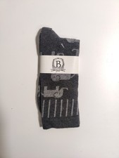 b studio -women's socks - multi color- Cotton Blend - Made in USA **J2**