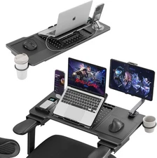 Laptop Table Desk Tray, Portable & Space-Saving Laptop Stand for Working B143