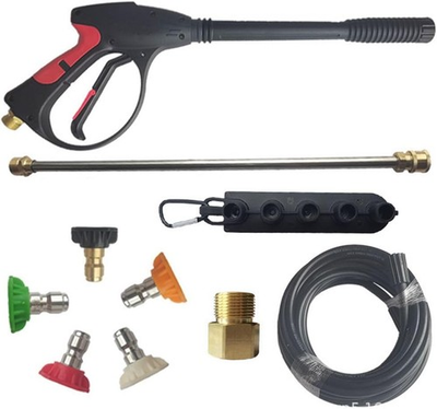 #ad #ad Pressure Washer Gun and Hose Kit 26 Ft 4000 PSI High Power Spray Replacement Gun $85.62