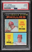 1971 Topps 1971 Rookie Stars Greg Luzinski Scott Reid #439 PSA 2 11rv
