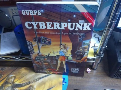 French Edition GURPS Cyberpunk RPG Sourcebook Steve Jackson Games Roleplaying