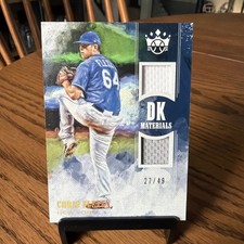 2018 Panini Diamond Kings DK Materials Holo Blue /49  Chris Flexen #DKM-FX