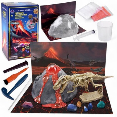 Dinosaurier Vulkan Experiment Graben Wissenschaft Spielzeug Lernen Geschenke für Mädchen Jungen Kinder