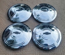 Chrome Center Caps 4 New For Chevy Rally Wheels Domed Type Aftermarket Chrome Center Caps 4 New For Chevy Rally Wheels Domed Type Aftermarket