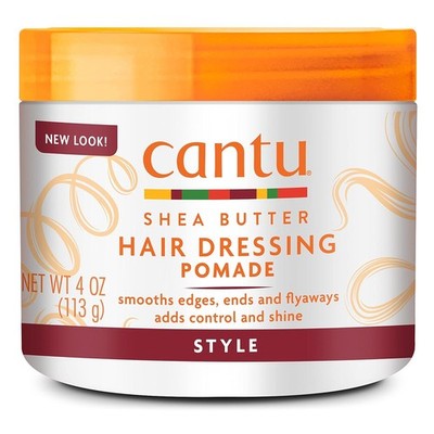 Cantu Hair Dressing Pomade with Shea Butter, 4 Oz - Moisturizing, Frizz