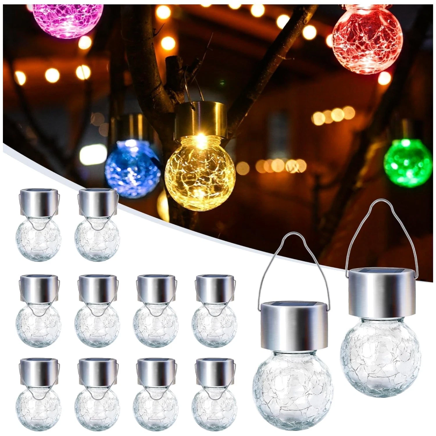 Decorative Solar Lights 12 Pack Gifts for Women