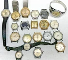 Lot  Vintage Timex Mens Watches Mechanical Hand Wind Automatic Parts Fix I