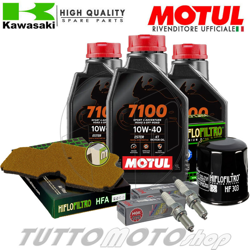 BARDAHL XTC C60 10W40 - Kit Olio E Filtri Per Kawasaki KLE Versys 650 (2008-2014) | Manutenzione Motore - Foto 8