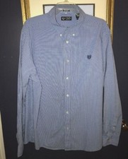  Men's Ralph Lauren Chaps Checked Button-Down Collar Shirt Size XL EUC