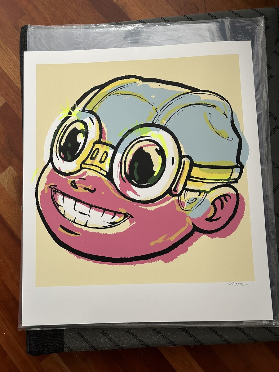 アート・デザイン・音楽 HEBRU BRANTLEY Hebru Brantley Signed Limited Edition PRINT - Chicago | eBay