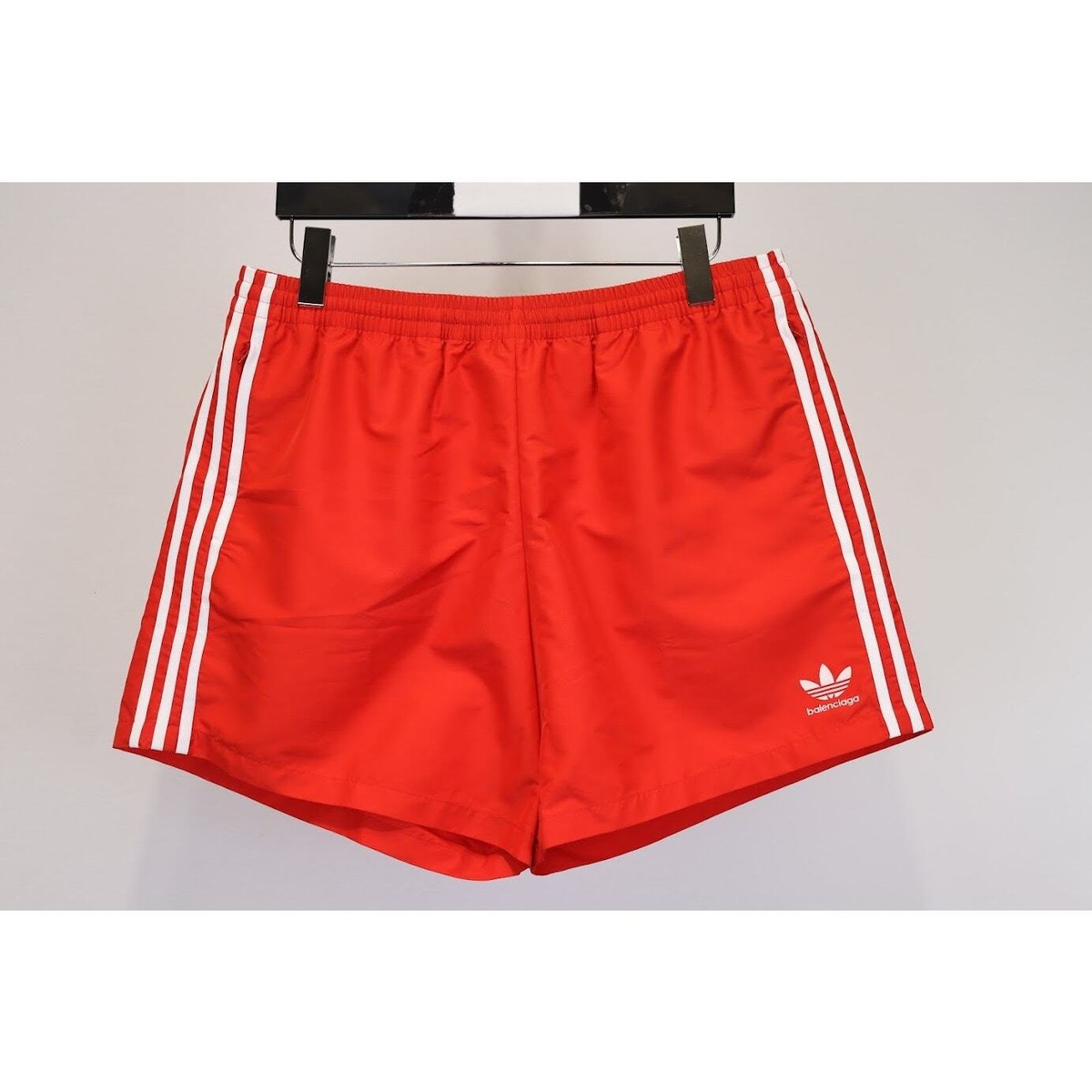 Balenciaga X Adidas Swim Short in Red / White BNWT L | eBay