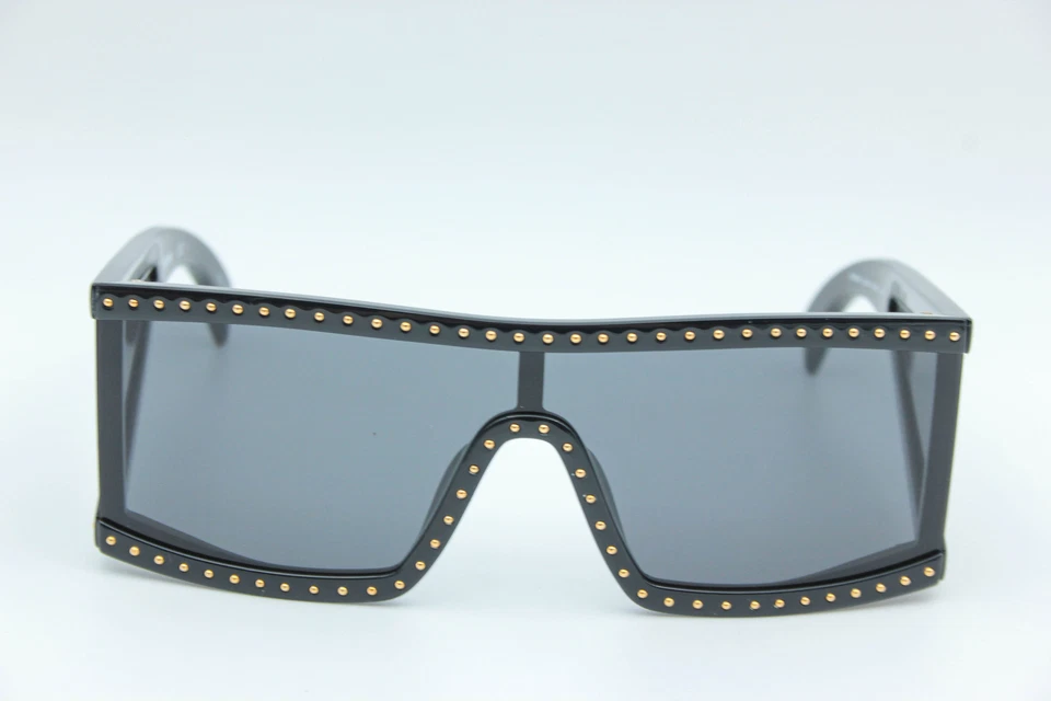 Óculos de sol Moschino Mos004/S 08Air preto/prata escudo espelho 99-01-135