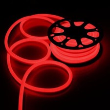 100ft Flexible Sign Neon Lights Tube LED Strip Waterproof 12V Commercial Decor