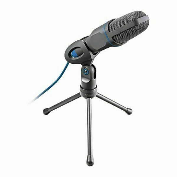 Trust Mico Black Blue PC microphone New Boxed R7