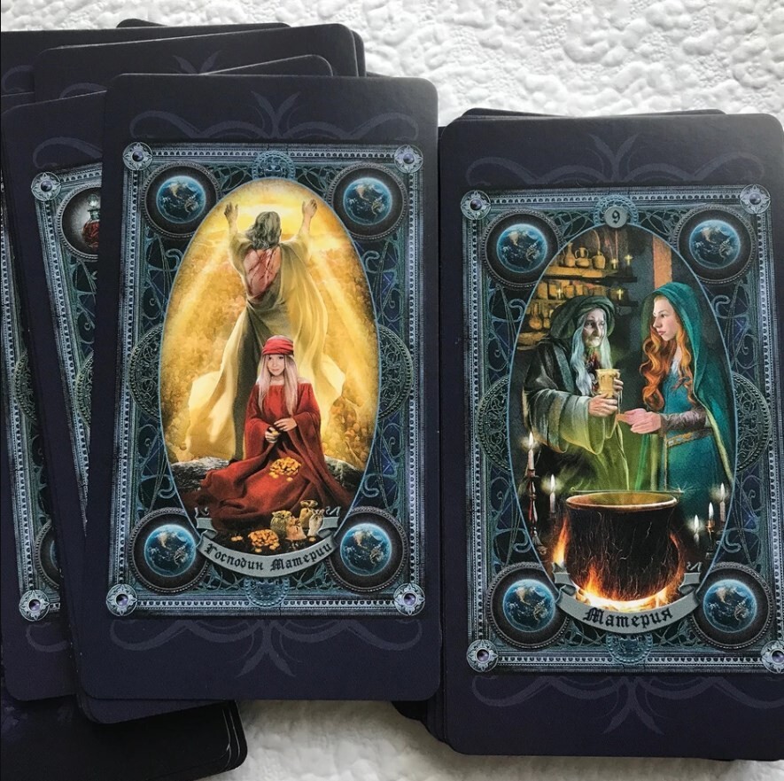 Таро Шепса и Керро 78 карт + брошюра. Russian Tarot Divination