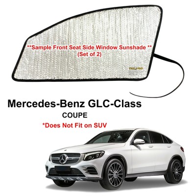 Front Side Sunshades For 16 21 Mercedes Benz Glc Class Suv Coupe 2pcs Ebay