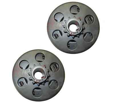 2 CENTRIFUGAL CLUTCH 3/4'' BORE 35 CHAIN 12T FOR GO KART MINI BIKE ENGINE