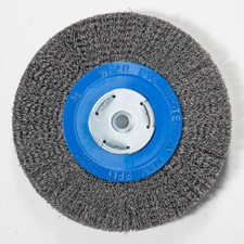 8" Inch Crimped Wire Wheel for Bench Grinder 2", 1/2", or 5/8" Arbor - PACK OF 2