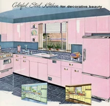 1958 MCM Sears Kitchen Book Brochure