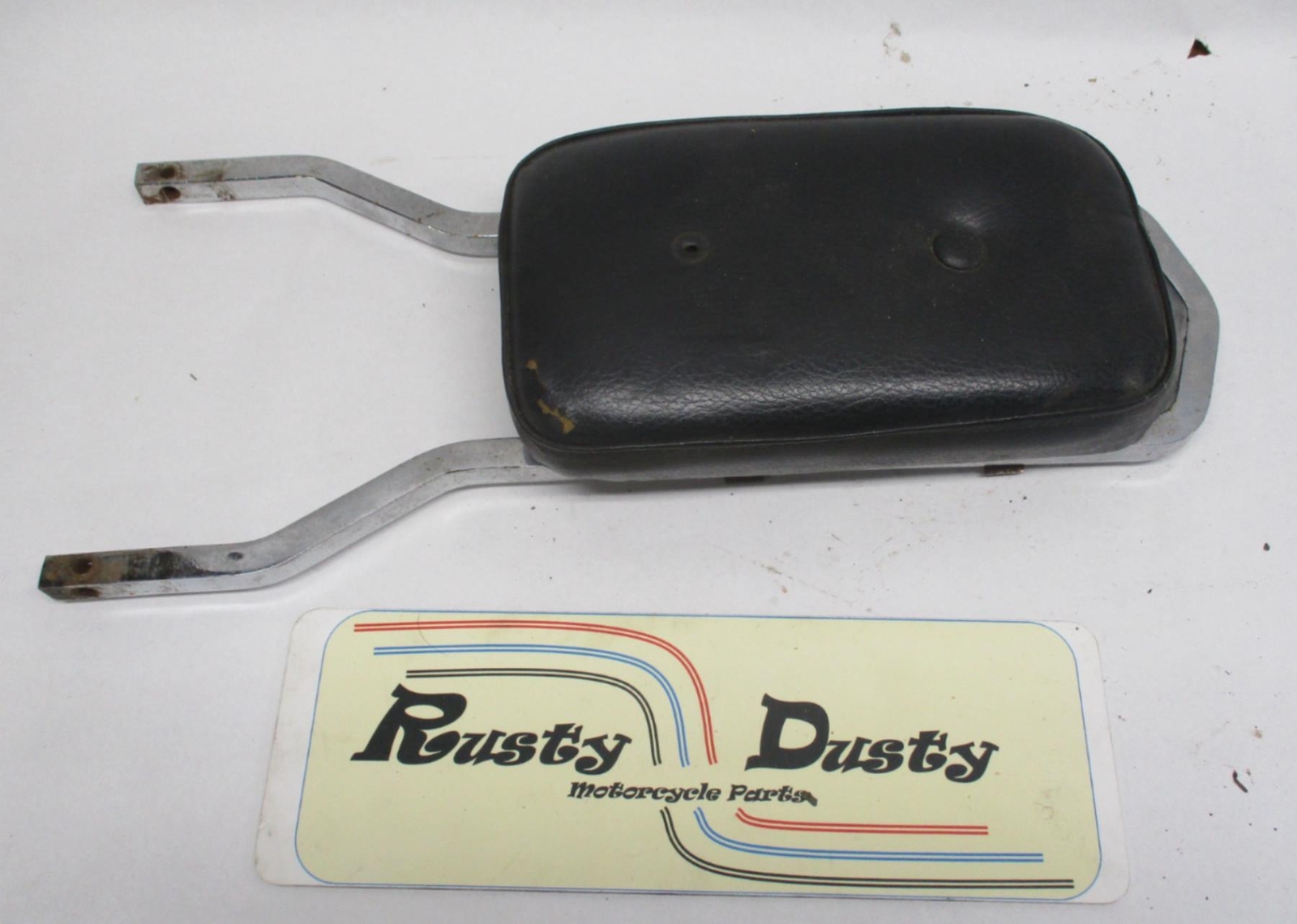 Harley Davidson 19" Tall Chrome Sissy Bar Backrest With Pad eBay