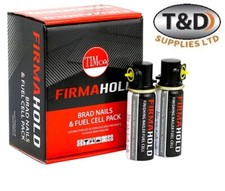 Timco FirmaHold 16G Straight Brad Nails – 2nd Fix Galvanised Nail Gun, 2000 Pack
