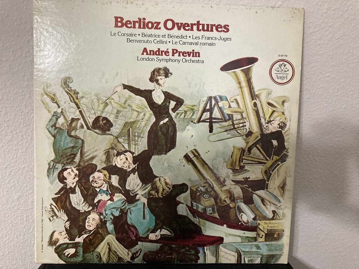 米LP Andre Previn, London Symphony Orchestra Berlioz Overtures SQ37170 ANGEL /00260 BERLIOZ-OVERTURES-PREVIN-LONDON ORCHESTRA-ORIGINAL 1976