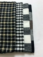 Mens Womens Pashmina Plaid Tartan Fringe Long Warm Scarf Shawl Wrap NEW #M116