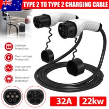 22kW 32A Type2 to Type 2 EV 5M Charging Charger Power Cable BYD Tesla Model Y/3