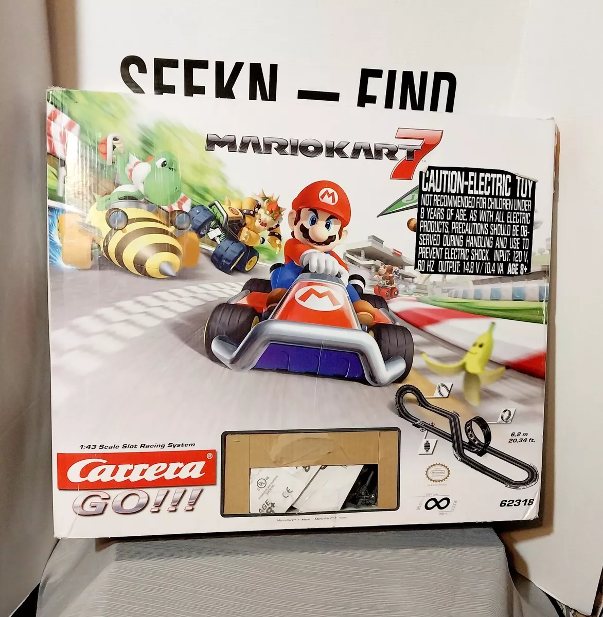 Coffret Circuit Carrera Go !!! Nintendo Mario Kart 7 1/43 chez