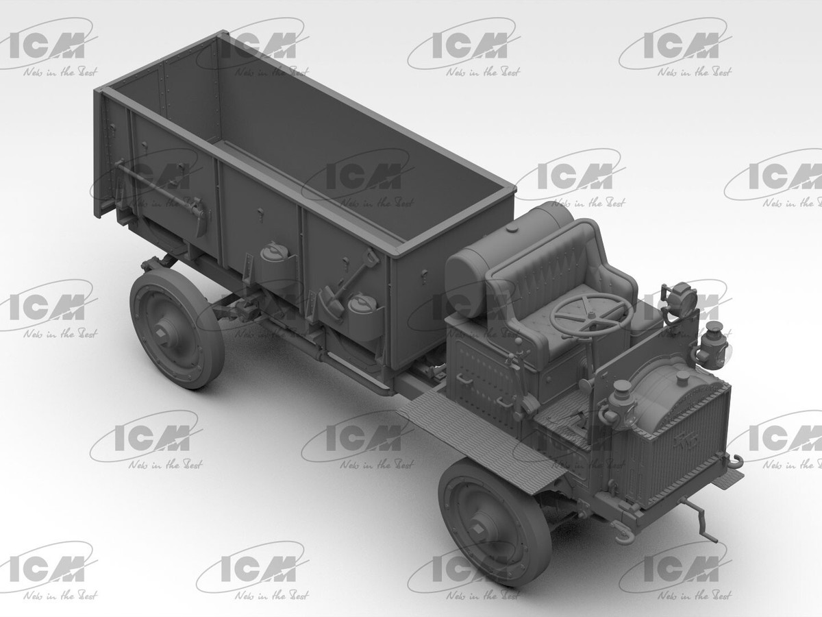 ICM – Camion FWD Type B WWI 1/35 – Munitions US, Maquette Historique (réf. 35656)