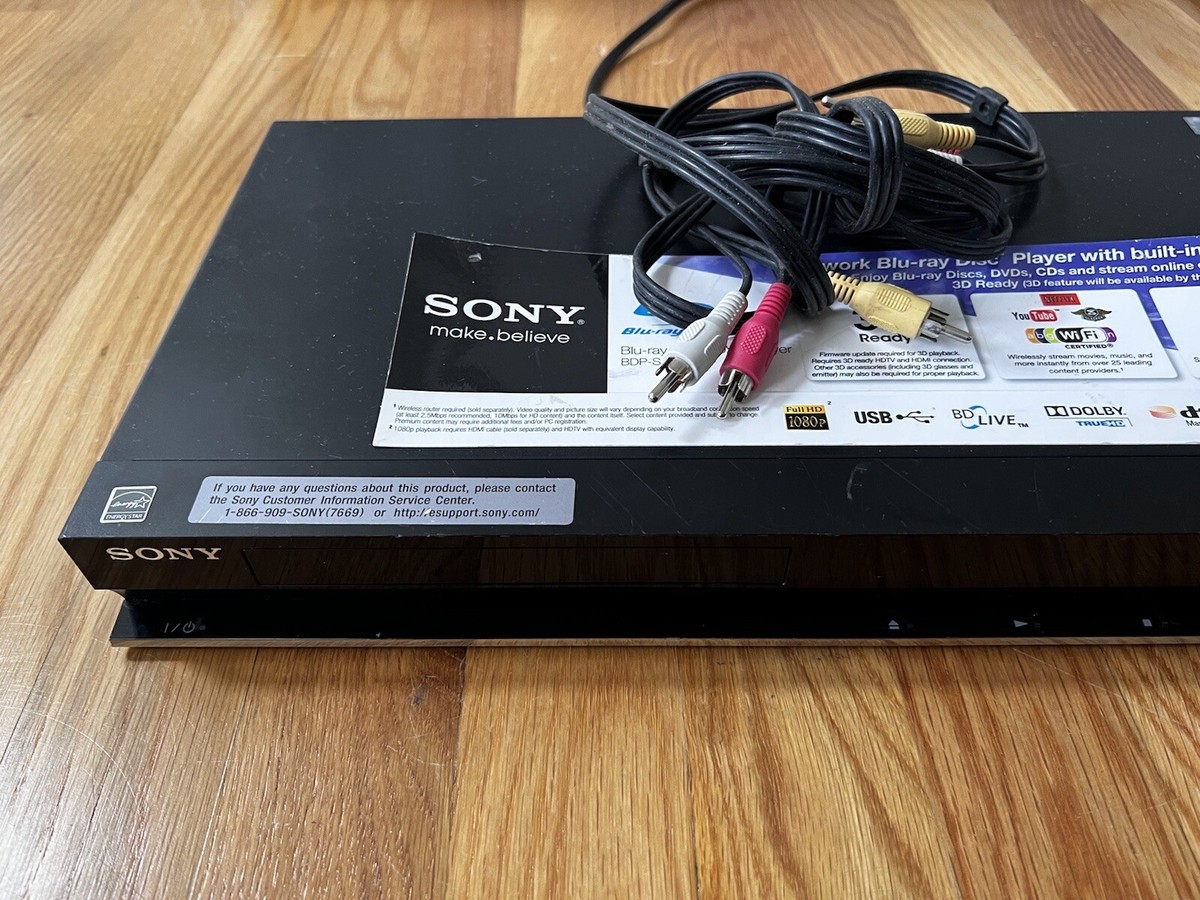 SONY BDP-S570 1080p Blu-Ray DVD Player Media Streamer