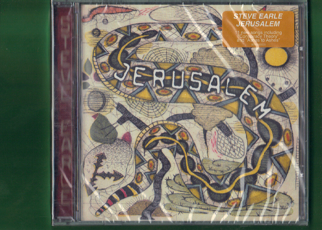 STEVE EARLE  - JERUSALEM  CD NUOVO SIGILLATO