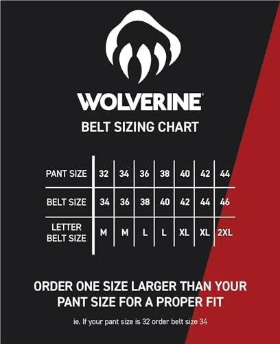 Cinturón de trabajo de cuero genuino de grano completo sin arañazos con hebilla oculta para hombre Foto 3 de 4