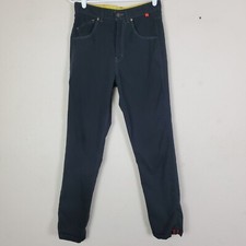 Mcdonalds Uniform Jeans Womens 28-32 Timeless Elements Gray Straight Leg