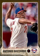 2015 Series 1 Antonio Bastardo 1646/2015 Gold Parallel Insert PWE Phillies #222