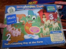 New LeapFrog Imagination Desk Book  Cartridge Tad's Counting Day at the Farm
