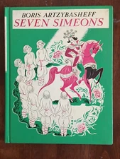 Boris ARTZYBASHEFF / SEVEN SIMEONS A RUSSIAN TALE First Edition 1937 HC Exlib