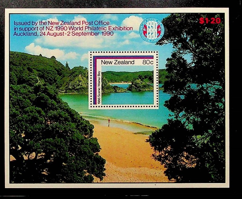 NEW ZEALAND Sc 853a NH SOUVENIR SHEET OF 1986 - NATURE - (DL24)