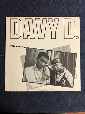 Davy D. Feel For You Vinyl 12'' LP Promo 1987