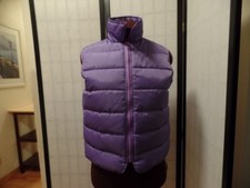 Rod's Very Nice Purple Down Filled Vest Women's Sz S Euc