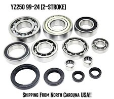 YZ250 Transmission Shaft Bearings & Seals Kit 99-22