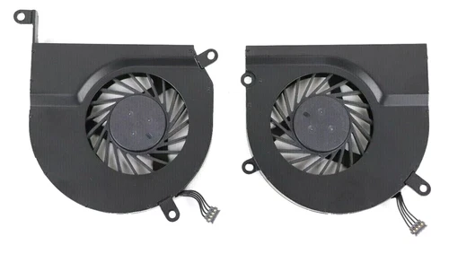 Apple MacBook Pro 15" A1286 2010 - 2012 Left & Right CPU Cooling Fans Original