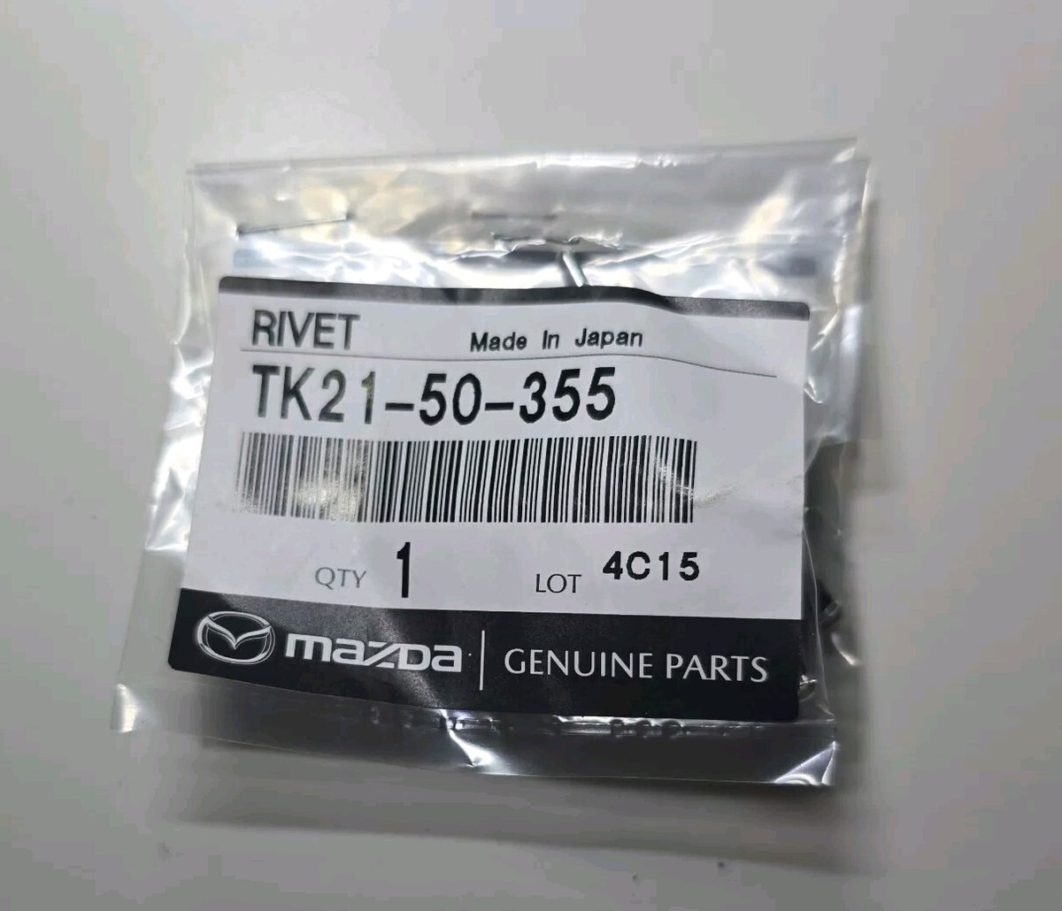 Genuine OE Rivet (Metal) TK2150355 For Mazda TK215-0355 | eBay UK