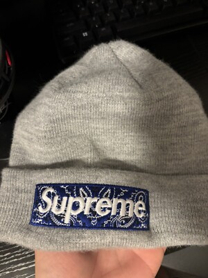Supreme New Era Box Logo Beanie FW19 Week16 | eBay