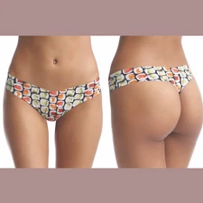 NWT $24 Commando [ S/M ] Sushi Print Microfiber Thong #5101