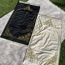 Personalized Couple Set | Prayer Mat with Heart Design | Islamic Gift Set