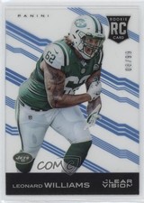 2015 Panini Clear Vision Rookie Variation Blue 8/99 Leonard Williams #107 9cf