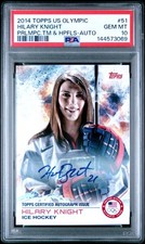 2014 Topps US Olympic Team USA Ice Hockey Auto Hilary Knight PSA 10 POP 1 FCXX